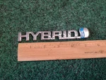 10-15 Toyota Prius Hybrid Right Fender Emblem Nameplate Badge 75374-47051 3S1. Fixed Price $18.99.