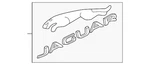 Genuine Jaguar Deck Lid Emblem T2H26823. Fixed Price $168.27.