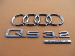 09 10 11 12 Audi Q5 3.2 Quattro Rear Gate Lid Emblem Logo Badge Sign Used A46564. Fixed Price $50.00.