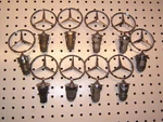 Mercedes 86-93 W124 Front Hood Chrome Oem Star & BASE,1 ONLY,2984FRIEF14. Fixed Price $32.00.