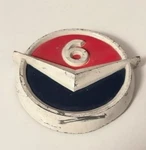 1960-1961 Gmc " V6 Fender Emblem Pickup Suburban Truck Painted. Fixed Price $50.00.