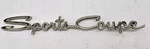 Ford Original Sports Coupe Script Emblem C40B-6550400-B. Fixed Price $49.00.