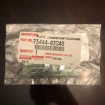 2016-2019 Toyota Corolla Deck Lid Emblem Nameplate 75444-02C40 Genuine Oem. Fixed Price $14.50.