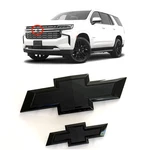 New 2021-2025 Suburban Tahoe Front & Rear Gloss Black Bowtie Emblems Kit Oem. Fixed Price $98.95.