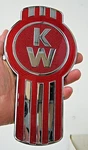 Brand New Oem Kenworth Bug Logo Metal Hood Emblem For Side Grab Handle. Fixed Price $284.95.