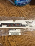 Genuine Nissan"pro-x" Nameplate 2022-2023 Frontier P/n: 93495-9BU1B. Fixed Price $79.99.