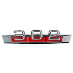 Fender Emblem 302 Red Bronco 1966-1977. Fixed Price $30.99.