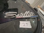 1968 Plymouth Mopar Satellite Fender Emblem Oem PT#2785602. Fixed Price $28.99.