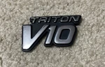 1999-2004 Ford Triton V10 Front Fender Emblem F81B-16702-BA F250 F350 6.8L Oem. Fixed Price $14.99.