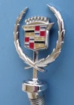 Cadillac Hood Ornament Emblem 85-93?DEVILLE Fleetwood Base 90 91 92 Low Bezel. Fixed Price $59.99.