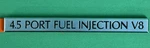Nos 4.5 Port Fuel Injection V8 Emblem Gm 25541014 Silver - Cadillac. Fixed Price $29.00.