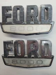 Ford L8000 Hood Side Truck Emblem Badge Set Chrome Ornament Used Oem. Fixed Price $59.39.