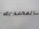 Maserati Quattroporte, Rear Script, Used, P/n 670001709. Fixed Price $35.00.