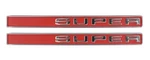 New Front Fender Super Emblem Pair / For 1971-72 Chevy Truck Suburban 9720. Fixed Price $71.99.