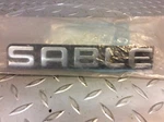 92 93 94 Mercury Sable Trunk Decklid Emblem Badge Decal Genuine F24Y-5442528-A. Fixed Price $17.50.