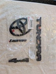 22-25 Toyota Tundra Limited Matte Blackout Emblem Overlay Partial Kit 4 Pieces. Fixed Price $58.71.