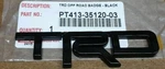 Oem Toyota Trd Black Metal Emblem PT413-35120-03. Fixed Price $49.99.