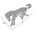 Emblem Bronco Horse Original Mounting Stud & Clip Chrome 1966-26 Ford. Fixed Price $37.95.