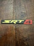 Dodge Mopar Srt 4 Emblem Red Black Yellow Unbranded Dart / Neon?. Fixed Price $12.99.