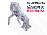 United Pacific Fighting Stallion Chrome Hood Ornament Semi Truck 6.5IN Cast. Fixed Price $103.00.