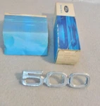 1971 Ford Custom 500 1972 Galaxie Nos Quarter Panel Numeral Nameplate. Fixed Price $59.00.
