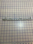 1957 - 1960 International Truck Front Fender Emblem Original Name Plate. Fixed Price $71.00.