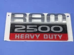 Genuine Mopar Ram 2500 Nameplate 55372616AC. Fixed Price $122.78.