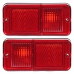 Rear Red Side Marker Lights Set For Chevrolet Gmc C/k Pickup Trucks 1968-1972. Fixed Price $23.40.