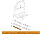 Gm Oem 00-06 Suburban 1500 Front Door Exterior Trim-nameplate 15114050. Fixed Price $35.29.