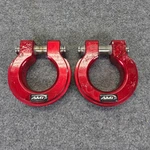 Ami Styling Demon 8804B Paintable Red Hook Round D-ring Pair. Fixed Price $34.99.