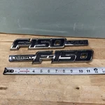 2009-2013 Ford F-150 Lariat Fender Badges Emblems Pair Oem. Fixed Price $39.00.