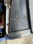 Original 1949 Plymouth Hood Grille Trim Molding Emblem 1299361 Qty. Fixed Price $130.00.