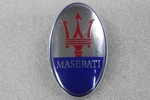 09+ Maserati Granturismo, Quattroporte, Front Bumper Emblem, Used, P/n 670106516. Fixed Price $40.00.