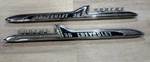 1958 Chevrolet Pickup Apache 36 Fender Emblem Set Long Bed 3/4 Ton Patina Truck. Fixed Price $229.95.