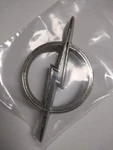 Vintage Opel Kadett Emblem Silver Lightening Bolt Mantra. Fixed Price $24.97.