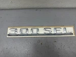 Mercedes Benz W126 300SEL Rear Trunk Emblem 1268171615 Oem Nos. Fixed Price $300.00.