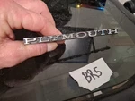 Vintage 1970 Plymouth Barracuda Grille Emblem Oem Mopar 2998282 "cuda". Fixed Price $32.99.
