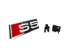 Audi S5 Lettering Logo Emblem Clip For Radiator Grille Black Red Chrome. Fixed Price $109.00.