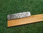 Mazda Protege Emblem Rear Lid Trunk Badge Logo Symbol Chrome Name Plate Oem 2S4. Fixed Price $19.99.