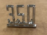 1967 Camaro 350 Fender Emblem W-264 Chq. Fixed Price $11.00.