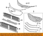 Gm Oem 19-25 Cruze,malibu Front Bumper Grille Components-emblem 23384200. Fixed Price $56.82.