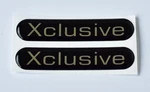 2X Smart 451 453 Brabus Xclusive Passion Pure Pulse Emblem Stickers. Fixed Price $14.14.