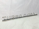 Oem 1982-1983-1984-1985 Mercedes 300CD-300 Turbo Diesel Nameplate 1168171915. Fixed Price $24.95.