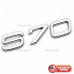 For Volvo S70 Rear Trunk Lid Letter Logo Badge Nameplate Emblem Sport Chrome. Fixed Price $27.99.