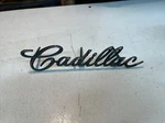 62 63 64 Cadillac Deville Eldorado Fleetwood Radiator Grille Script Emblem. Fixed Price $40.00.