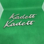 Opel Kadett Side Front Fender Emblems Set Of 2 5-7/8'' Oem 1965-1973. Fixed Price $20.00.