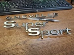 Vtg 67 Chevrolet Chevelle Front Hood Badge Emblem #3893924 7660687 1/4. Fixed Price $99.99.