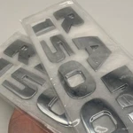 2PCS Set Front Door Emblems Letters Badges Fits For Ram 1500 Model Chrome Silver. Fixed Price $30.99.