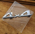 Toyota 4X4 Emblem Silver Name Plate Badge Logo Chrome. Fixed Price $14.99.