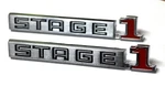 New 73-75 Buick "stage 1" Front Fender Emblems Gs Close-pin Side Badge Usa-made. Fixed Price $169.99.